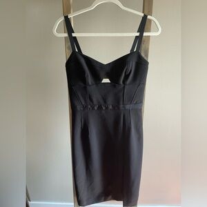 Club Monaco black bodycon dress
